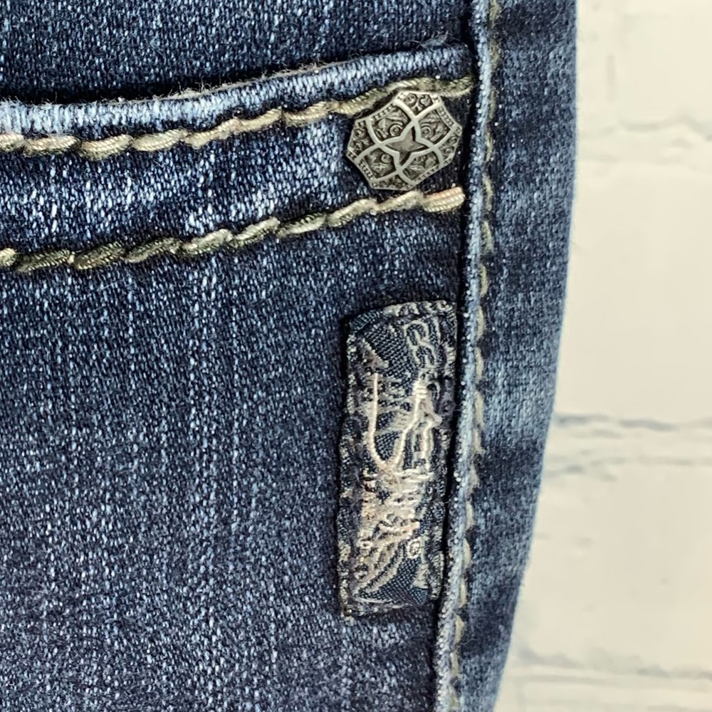 Silver Jeans Suki Surplus Bootcut Jeans Size W31/L30 - Dark Tone Denim - Picture 8 of 10